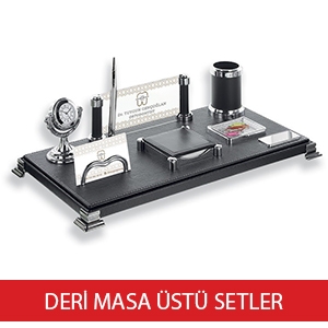 DERİ MASA ÜSTÜ SETLER