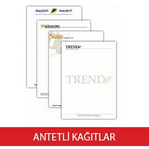 ANTETLİ KAĞITLAR